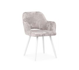 Стул на металлокаркасе Эолин латте (simple 008) / белый | Интернет магазин мебели и декора LifeDekor