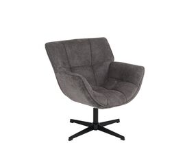 Кресло Konfele темно-серый шенилл | Интернет магазин мебели и декора LifeDekor