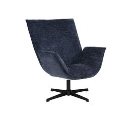 Кресло Hyfel темно-синий шенилл | Интернет магазин мебели и декора LifeDekor