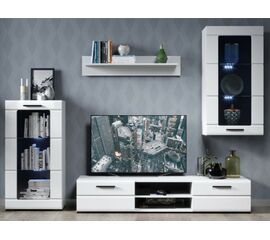 Стенка «Рио-1», Белый жемчуг/белый глянец | Интернет магазин мебели и декора LifeDekor