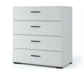 Комод «Йорк» 4ящ, Белый/белый глянец | Интернет магазин мебели и декора LifeDekor