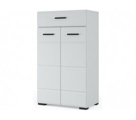 Комод «Йорк» 2дв1ящ, Белый/белый глянец | Интернет магазин мебели и декора LifeDekor