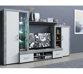 Стенка «Джерси», Дуб Ателье светлый | Интернет магазин мебели и декора LifeDekor