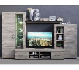 Стенка «Джерси», Дуб крафт серый | Интернет магазин мебели и декора LifeDekor