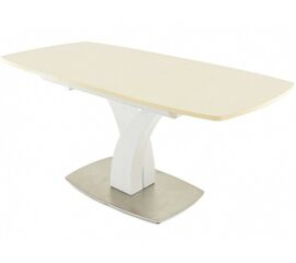 Стол «Нотр Дам» ПМ стекло, молочный | Интернет магазин мебели и декора LifeDekor