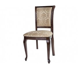 Стул «Кабриоль», Андрис вензель 160 беж, орех темный | Интернет магазин мебели и декора LifeDekor