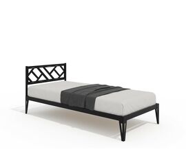 Кровать КМД 47 АЙРИС 900, черный | Интернет магазин мебели и декора LifeDekor