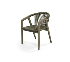 "Будапешт" стул из искусственного ротанга, цвет серый | Интернет магазин мебели и декора LifeDekor