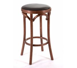 Табурет барный 650 Венский мягкий (средний тон, экокожа коричневая) | Интернет магазин мебели и декора LifeDekor