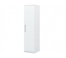 Шкаф «Аврора» 1дв, Белый/Ателье светлый | Интернет магазин мебели и декора LifeDekor