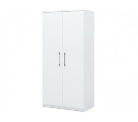 Шкаф «Аврора» 2дв, Белый/Ателье светлый | Интернет магазин мебели и декора LifeDekor