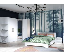 Спальня «Аврора», Белый/Ателье светлый | Интернет магазин мебели и декора LifeDekor