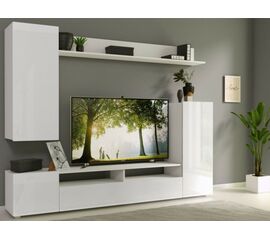 Стенка «Лия», Белый/белый глянец | Интернет магазин мебели и декора LifeDekor