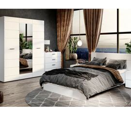 Спальня «Йорк-1», Белый/белый глянец | Интернет магазин мебели и декора LifeDekor