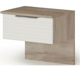 Тумба «Джулия» 1ящ (2шт.), Крафт серый/белый глянец | Интернет магазин мебели и декора LifeDekor