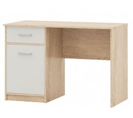 Стол «Стелс» 110 1д1ящ, Дуб сонома/белый | Интернет магазин мебели и декора LifeDekor