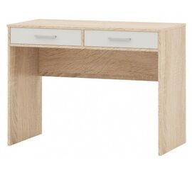 Стол «Стелс» 100 2ящ, Дуб сонома/белый | Интернет магазин мебели и декора LifeDekor