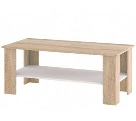 Стол «Стелс» 115, Дуб сонома/белый | Интернет магазин мебели и декора LifeDekor