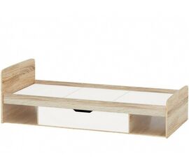 Кровать «Стелс» 90, Дуб сонома/белый | Интернет магазин мебели и декора LifeDekor