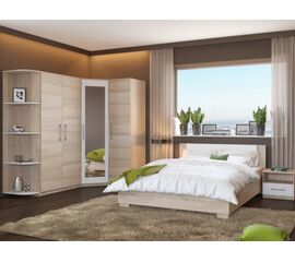Спальня «Аврора», Дуб сонома/Белый | Интернет магазин мебели и декора LifeDekor