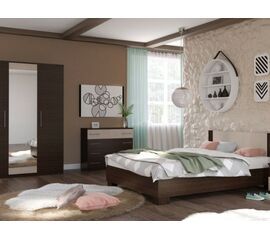 Спальня «Аврора» 3дв шк, Венге/Дуб молочный | Интернет магазин мебели и декора LifeDekor