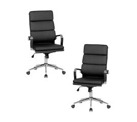 Набор 2 шт Офисное кресло для руководителей DOBRIN ARNOLD, чёрный, Вариант: чёрный | Интернет магазин мебели и декора LifeDekor