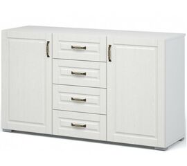 Комод «Лацио» 2д4ящ Белый/Белое дерево | Интернет магазин мебели и декора LifeDekor