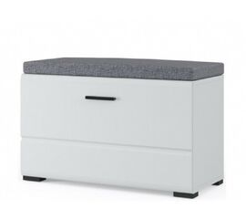 Тумба «Йорк» 1д, Белый/белый глянец | Интернет магазин мебели и декора LifeDekor