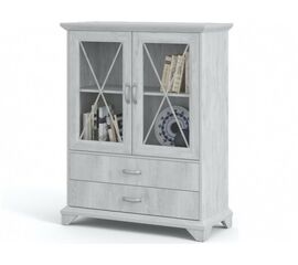 Комод «Лорена» 2в2ящ, Бетон Паин белый | Интернет магазин мебели и декора LifeDekor