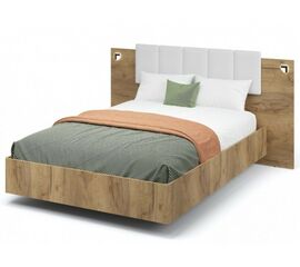 Кровать «Мишель» 140x200, Дуб крафт золотой | Интернет магазин мебели и декора LifeDekor