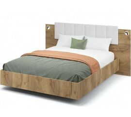 Кровать «Мишель» 160x200, Дуб крафт золотой | Интернет магазин мебели и декора LifeDekor