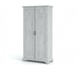Шкаф «Лорена» 2-х дверный, Бетон Паин белый | Интернет магазин мебели и декора LifeDekor