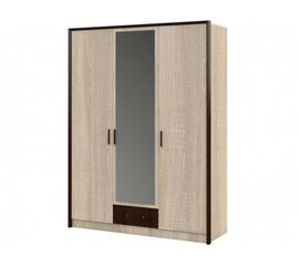 Шкаф «Эшли» 3дв, Венге/сонома | Интернет магазин мебели и декора LifeDekor