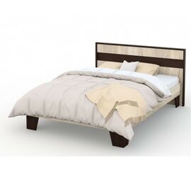 Кровать «Эшли» 140*200 (без ламелей), Венге/сонома | Интернет магазин мебели и декора LifeDekor