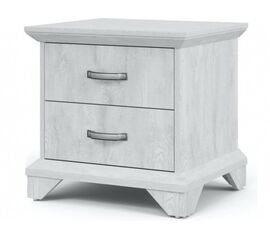 Тумба «Лорена» 2ящ, Бетон Паин белый | Интернет магазин мебели и декора LifeDekor