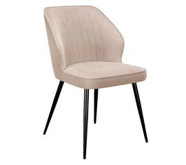 Стул DikLine 222 B03 BEIGE, ножки черные | Интернет магазин мебели и декора LifeDekor