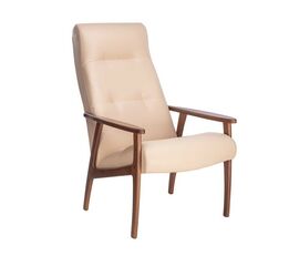 Кресло Remix (Орех, к/з Polaris Beige) | Интернет магазин мебели и декора LifeDekor