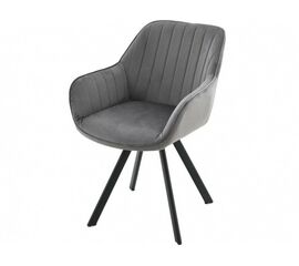 Стул «Roan», Монолит Grey, опоры черные | Интернет магазин мебели и декора LifeDekor