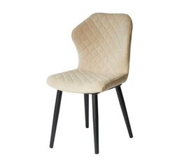 Стул «Вилла», Десерт 03, каркас черный | Интернет магазин мебели и декора LifeDekor