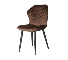 Стул «Вилла», Милано 05, каркас черный | Интернет магазин мебели и декора LifeDekor