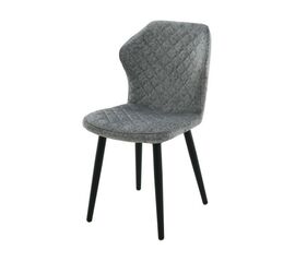 Стул «Вилла», Лама 04, каркас черный | Интернет магазин мебели и декора LifeDekor