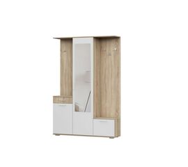 Прихожая ПР 1 Дуб Сонома, Белый | Интернет магазин мебели и декора LifeDekor