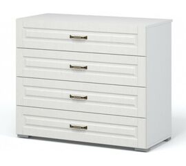 Комод «Лацио» 4ящ, Белый/Белое дерево | Интернет магазин мебели и декора LifeDekor