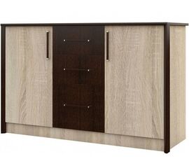 Комод «Эшли» 136, Венге/сонома | Интернет магазин мебели и декора LifeDekor