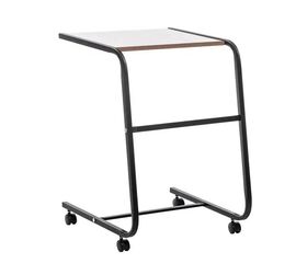 Подкатной стол СЛКС-6 (каркас черный/ясень шимо темный) | Интернет магазин мебели и декора LifeDekor