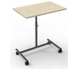 Подкатной стол СЛКС-7 (каркас черный/ясень шимо светлый) | Интернет магазин мебели и декора LifeDekor