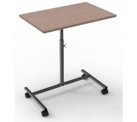 Подкатной стол СЛКС-7 (каркас черный/ясень шимо темный) | Интернет магазин мебели и декора LifeDekor