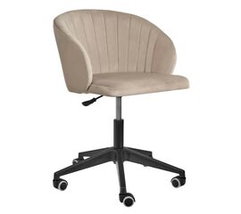 Стул Paola вращающийся на колесиках латте | Интернет магазин мебели и декора LifeDekor