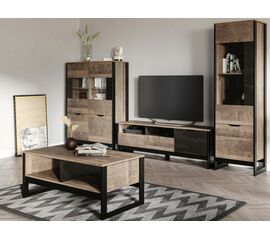 Гостиная «Стокгольм-2», Дуб гранж песочный/железный камень | Интернет магазин мебели и декора LifeDekor