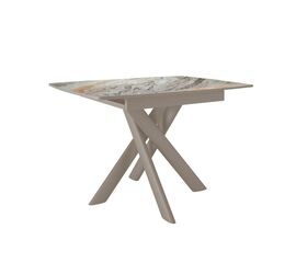 Стол DikLine DKB110, Керамика Venetian Brown Light глянец, опоры капучино | Интернет магазин мебели и декора LifeDekor